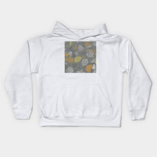 Autumn, Leaves Pattern 5 Kids Hoodie